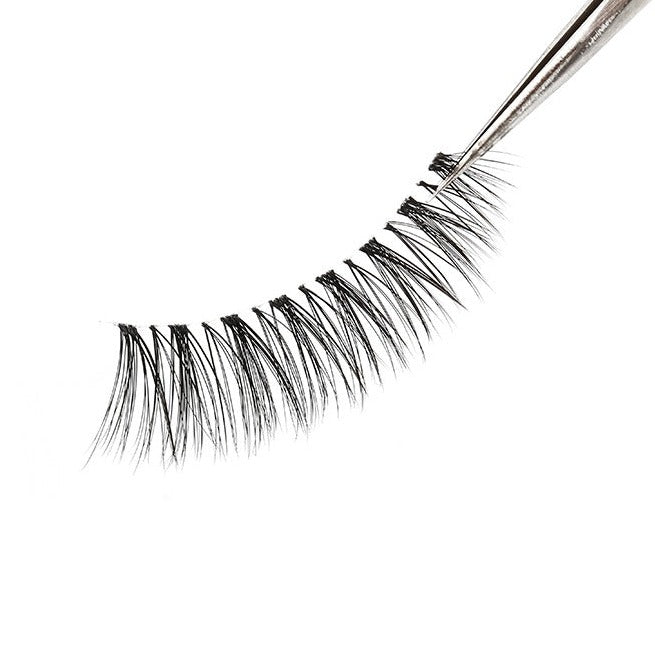 Invisible band strip lashes